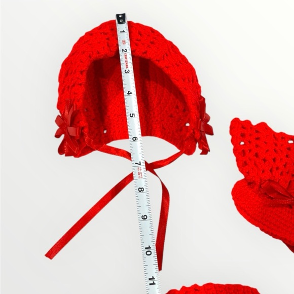 Handmade Red Sweater Set - Picture 12 of 16